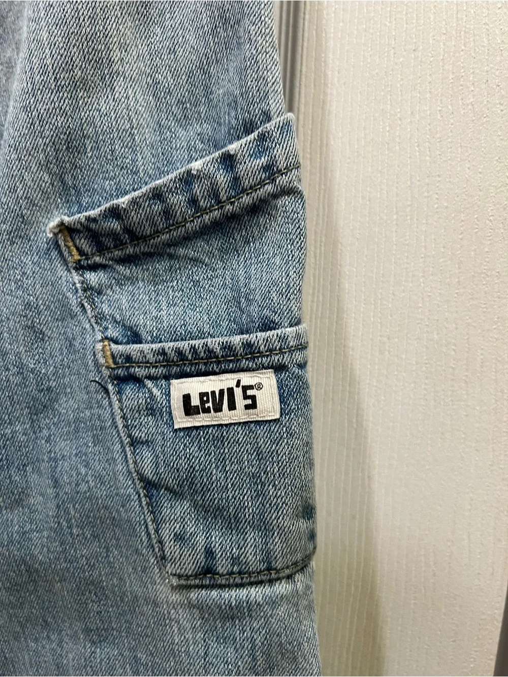 Levi's Light Blue Relaxed Wide-Leg Jeans